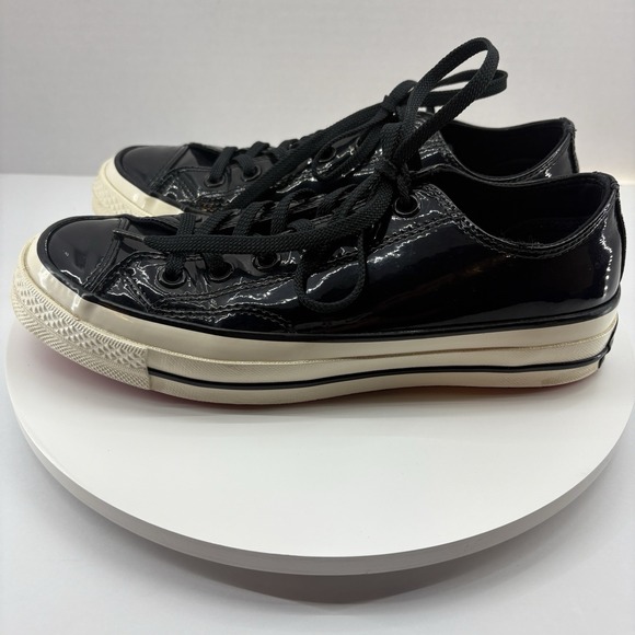 Converse Chuck 70 Low Top Ox Black Patent Men's 5.5 Women's 7.5 - Picture 3 of 6